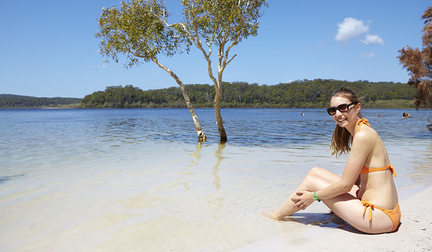 lady-at-beach-australia