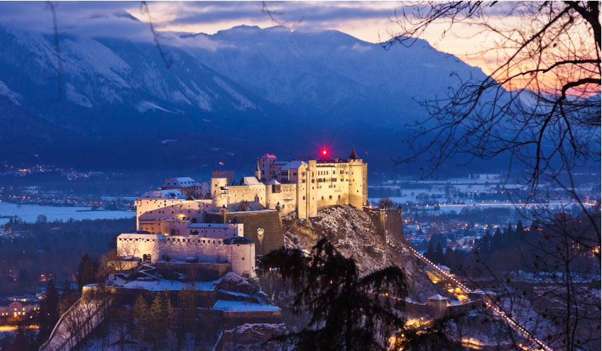The Festung Hohensalzburg Fortress