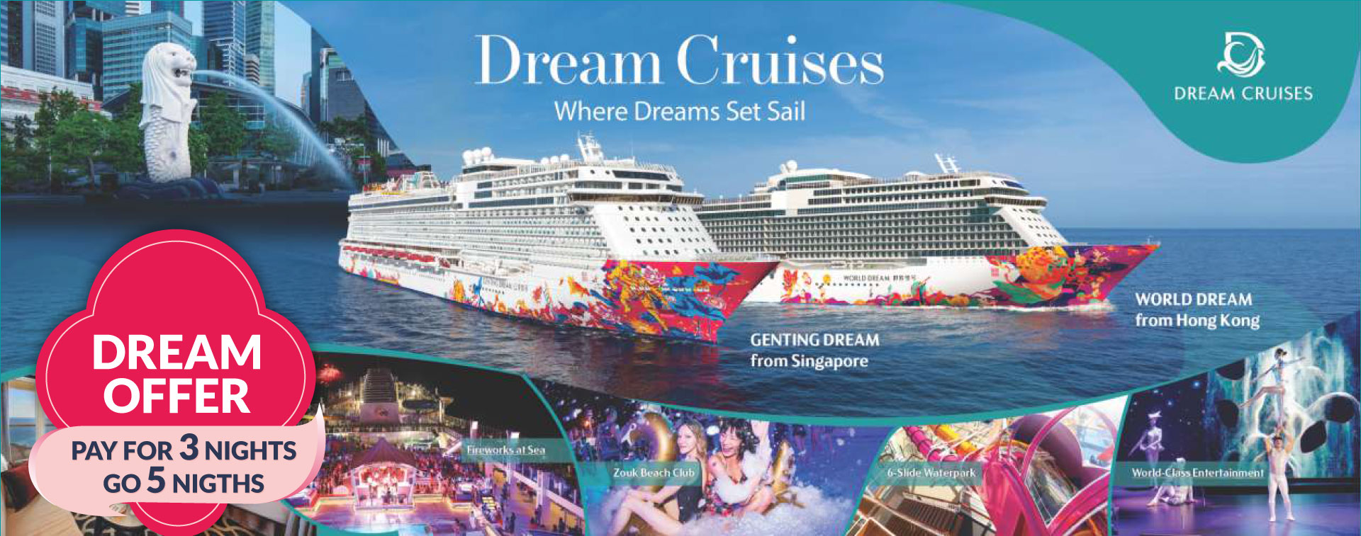 dream cruise online booking