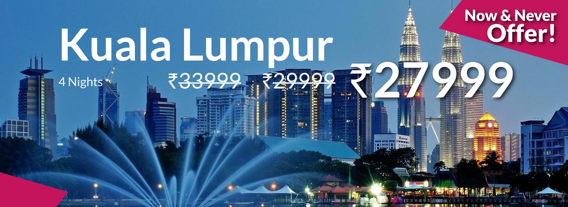 Kuala Lumpur All inclusive Holiday Deal Package on