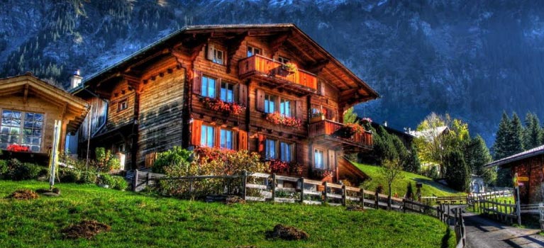 Swiss chalets