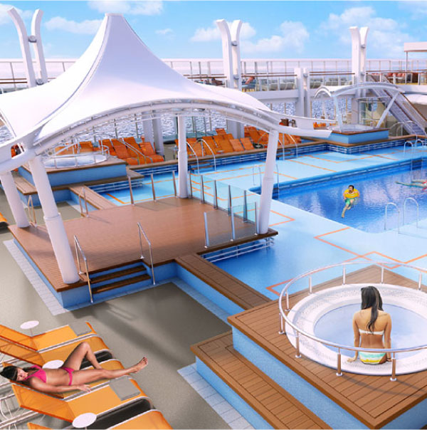 vip pool deck